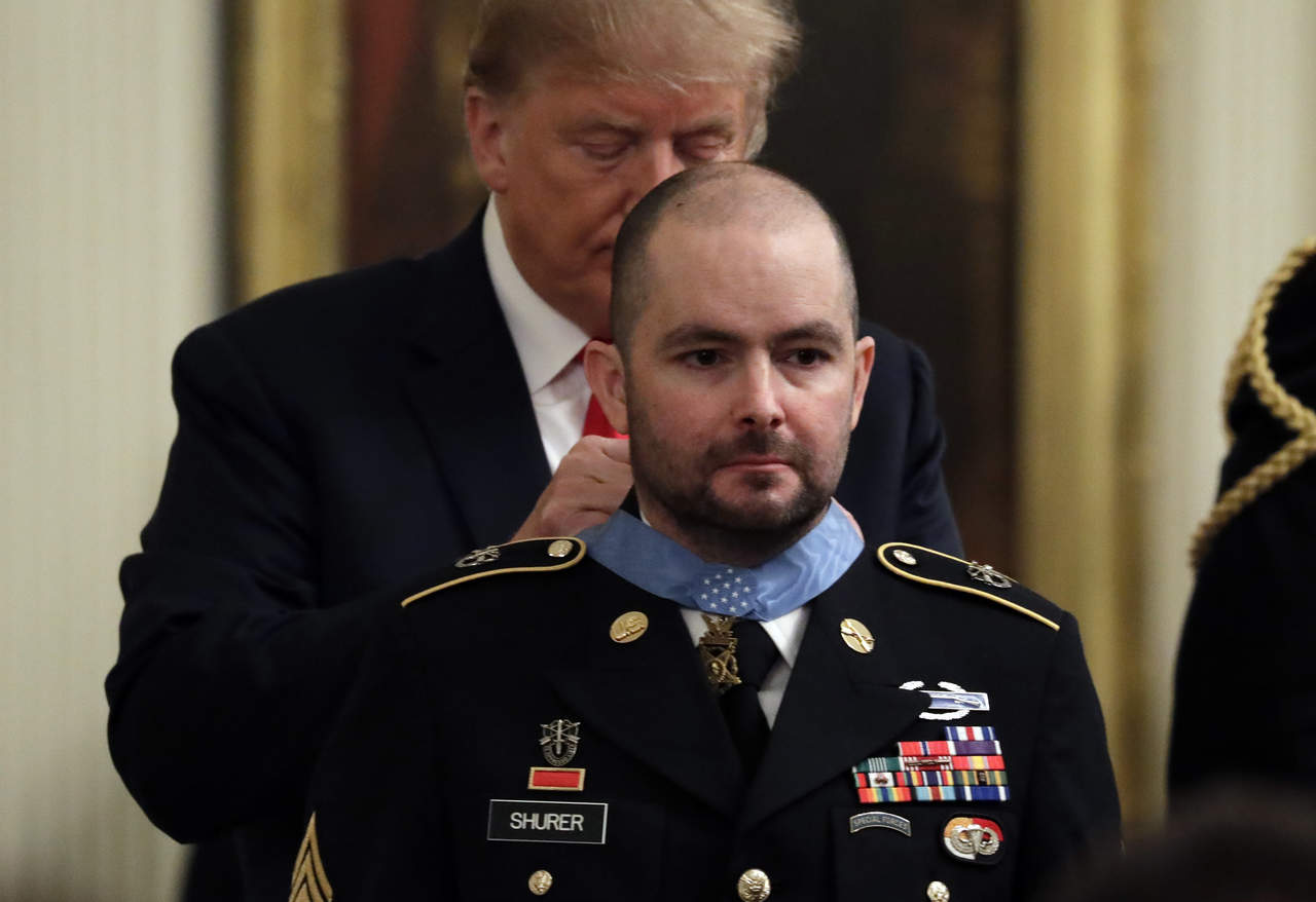 Trump otorga Medalla al Honor a sargento por servicios en Afganistán. Noticias en tiempo real