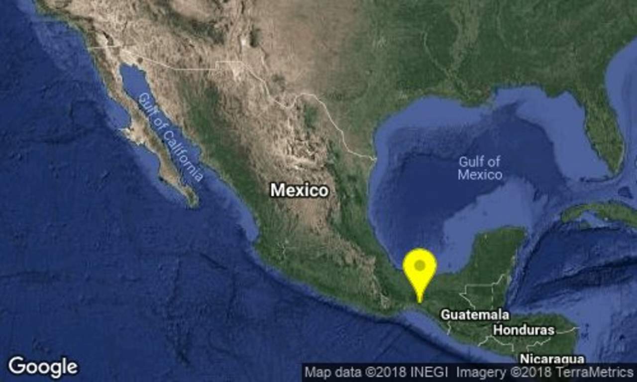 Ajustan a 5.4 magnitud de sismo en Chiapas. Noticias en tiempo real