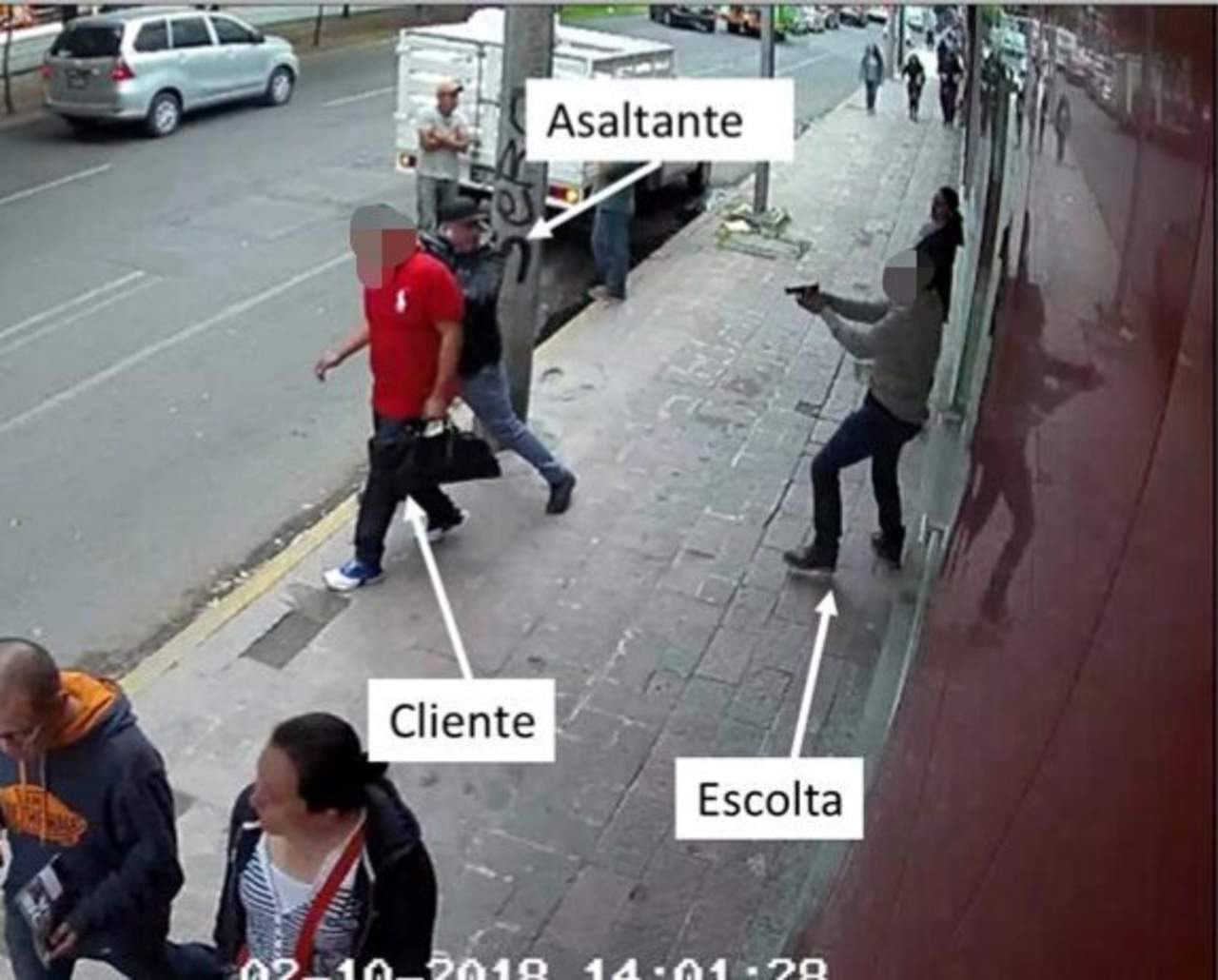 Escolta abate a presunto asaltante en Polanco. Noticias en tiempo real