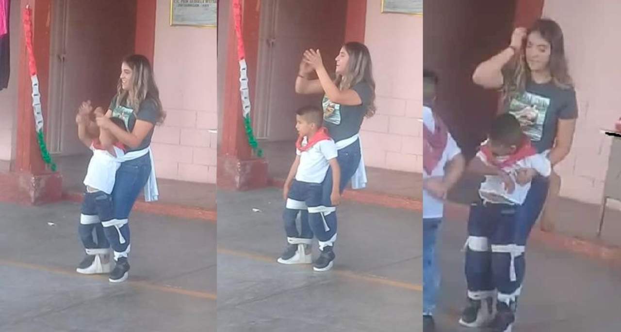 Maestra se vuelve viral por ayudar a su alumno con discapacidad a bailar. Noticias en tiempo real