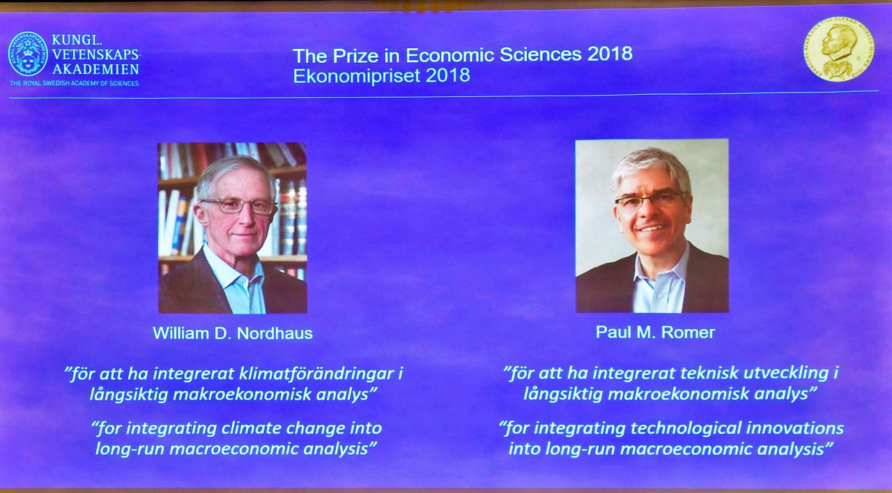 Ganan el Nobel de Economía por vincular el mercado y el cambio climático. Noticias en tiempo real