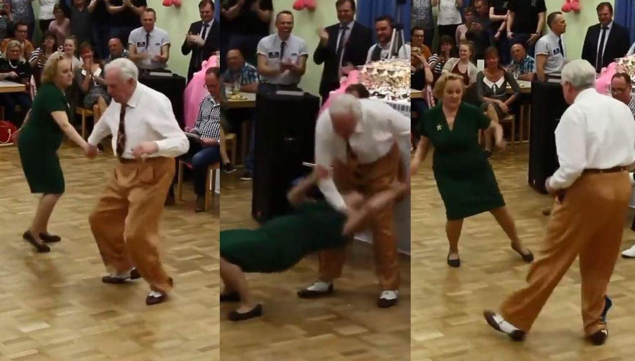VIRAL: Pareja de ancianos cautivan redes con su baile. Noticias en tiempo real
