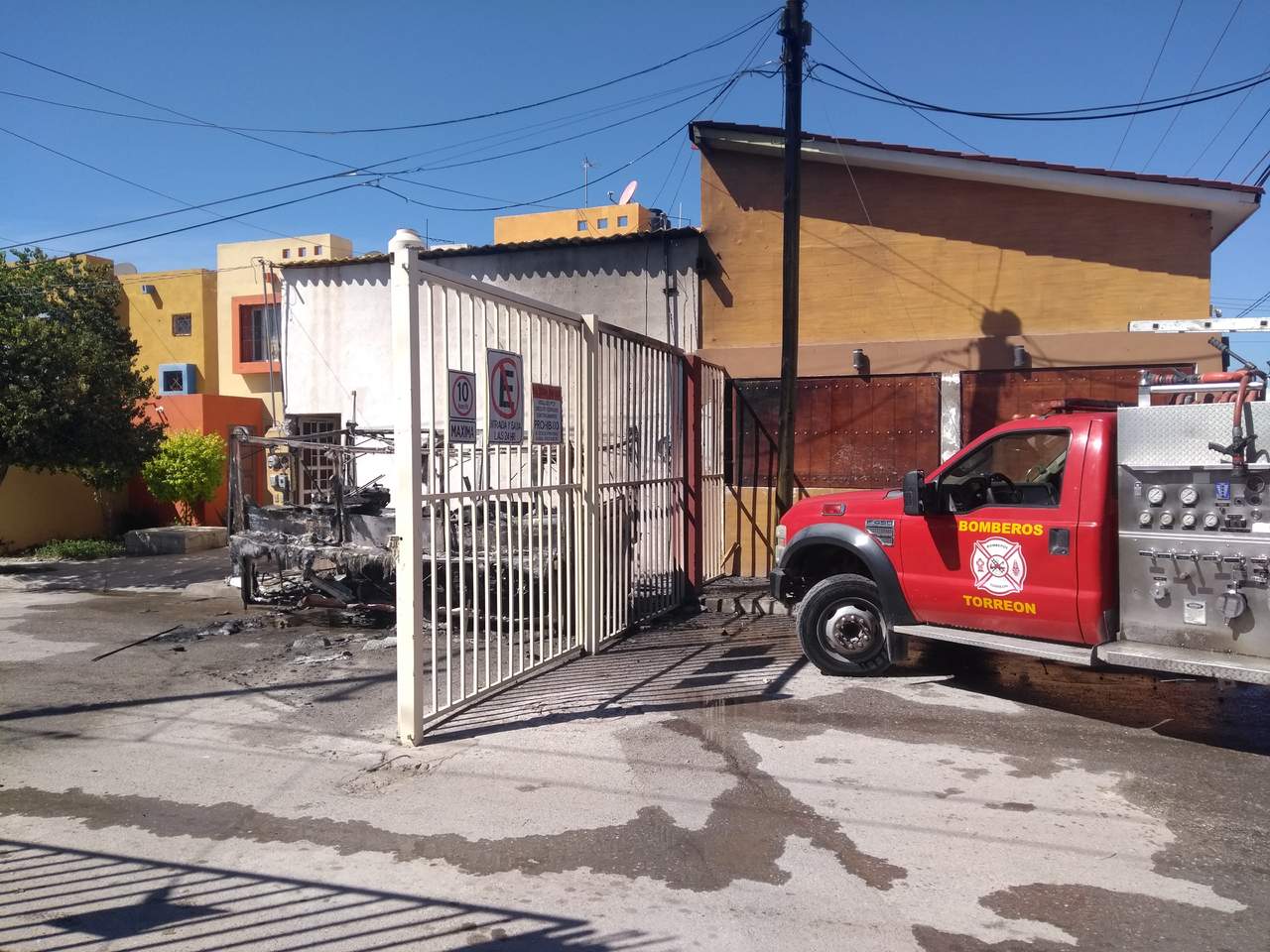 Se incendia puesto de comida en Torreón. Noticias en tiempo real
