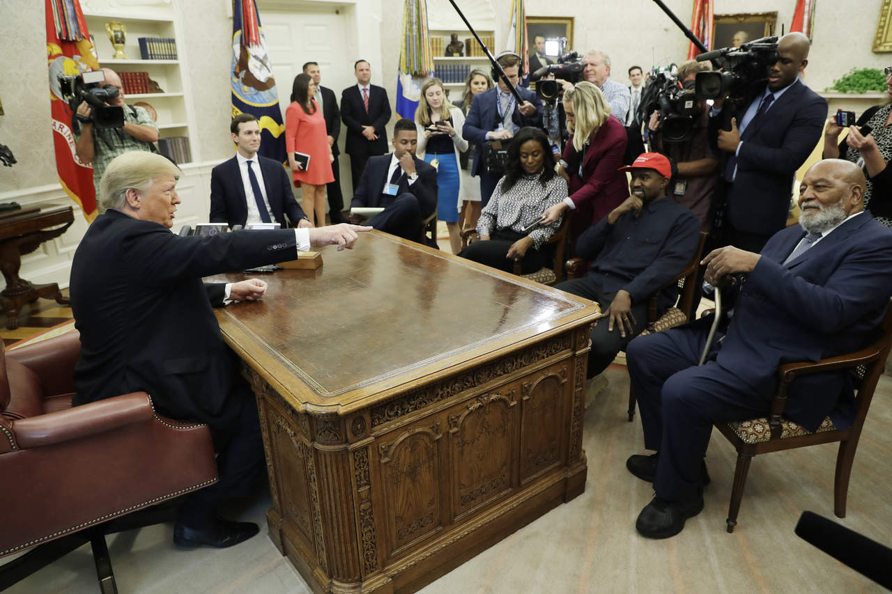 Trump recibe a Kanye West en la Casa Blanca. Noticias en tiempo real