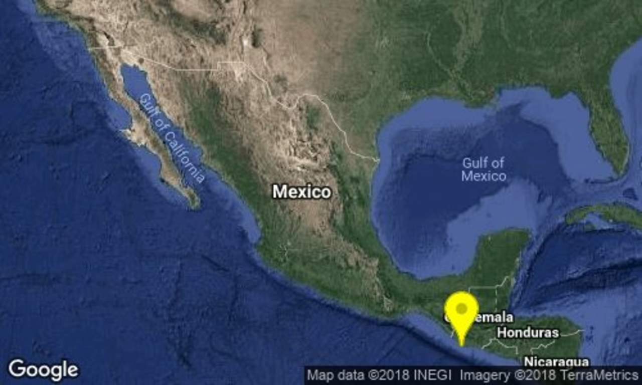 Reportan sismo de magnitud 5.4 al sureste de Chiapas. Noticias en tiempo real