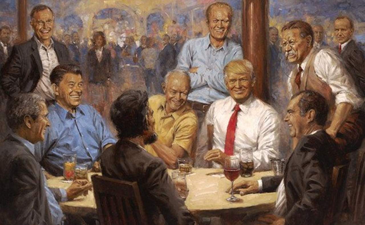 El polémico cuadro de Donald Trump en la Casa Blanca. Noticias en tiempo real