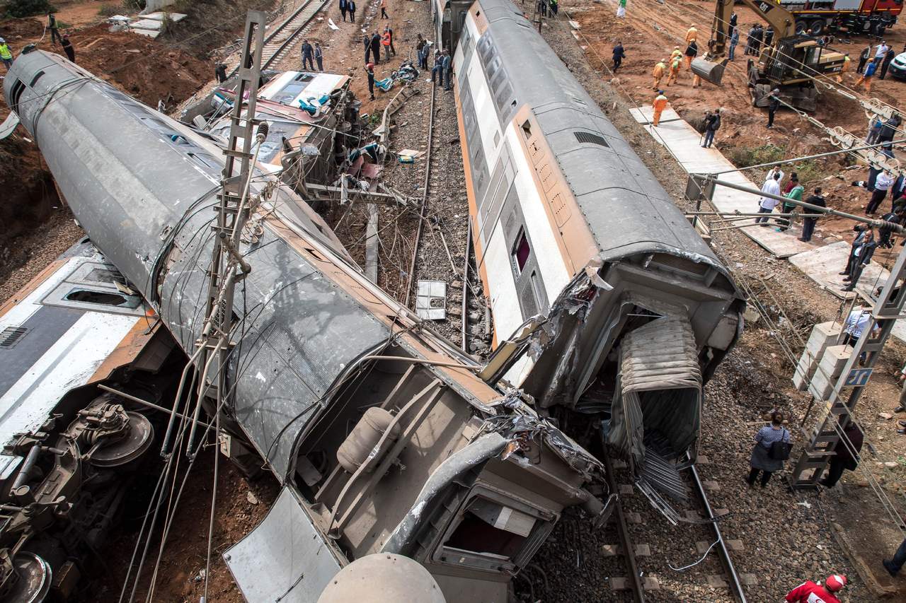 Descarrilamiento de tren deja al menos 7 muertos en Marruecos. Noticias en tiempo real