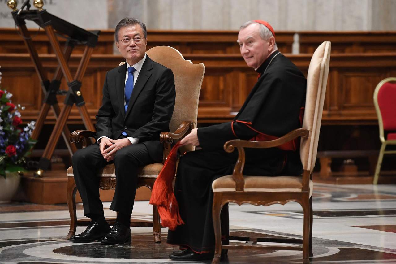 El Vaticano recibe al presidente surcoreano con misa por la paz. Noticias en tiempo real
