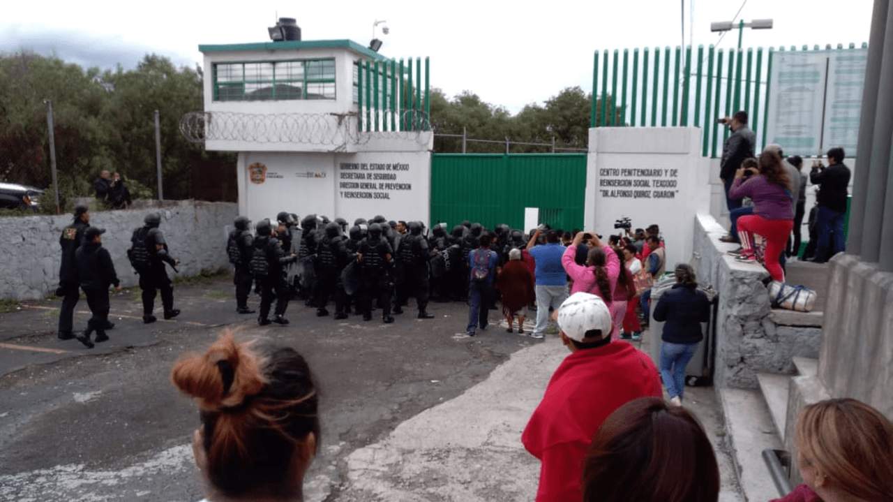 Controlan intento de motín en penal de Texcoco. Noticias en tiempo real