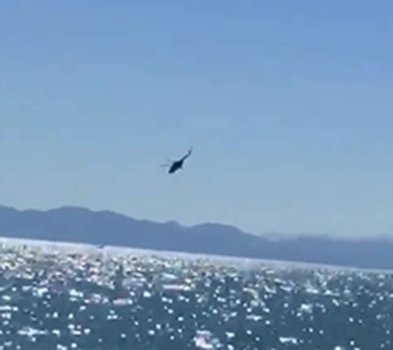 Cae helicóptero de la Marina Armada en el Golfo de California. Noticias en tiempo real