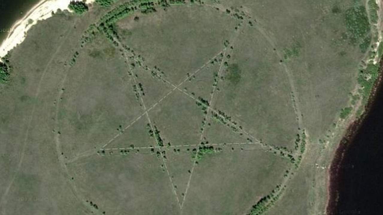 El misterio del pentagrama encontrado en Google Maps. Noticias en tiempo real
