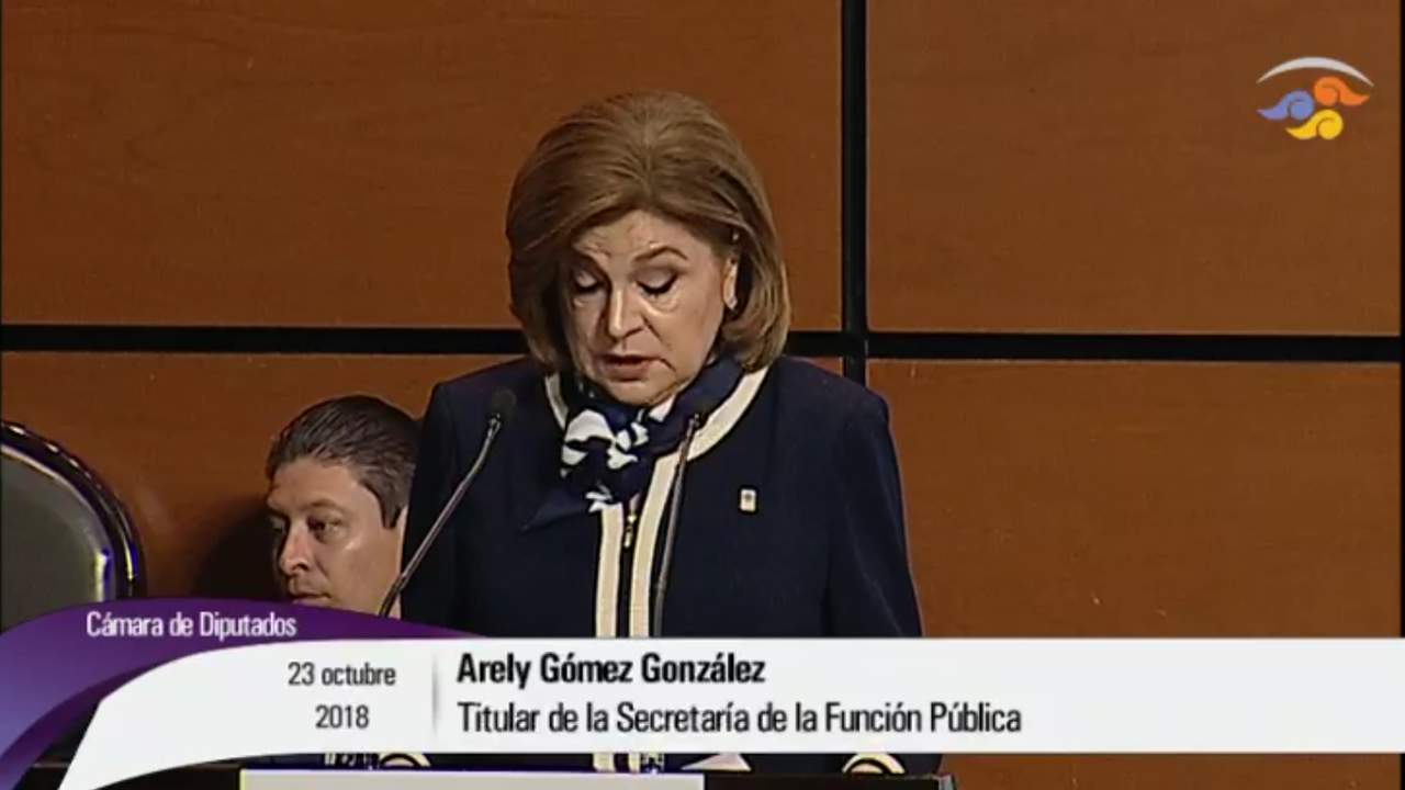 La titular de la Secretaría de la Función Pública comparece ante diputados. Noticias en tiempo real