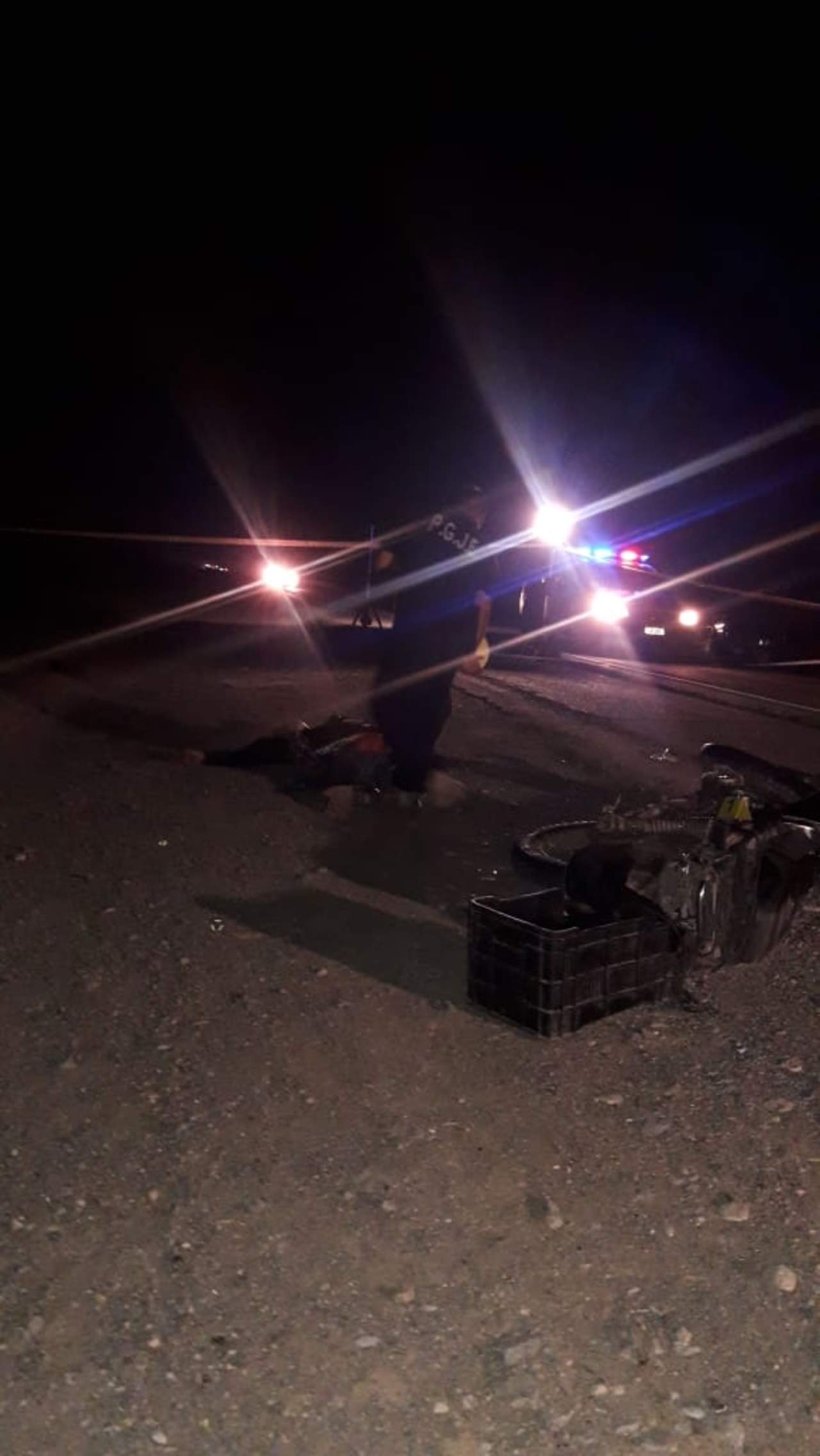 Encuentran a motociclista muerto en la carretera Matamoros-Congregación. Noticias en tiempo real