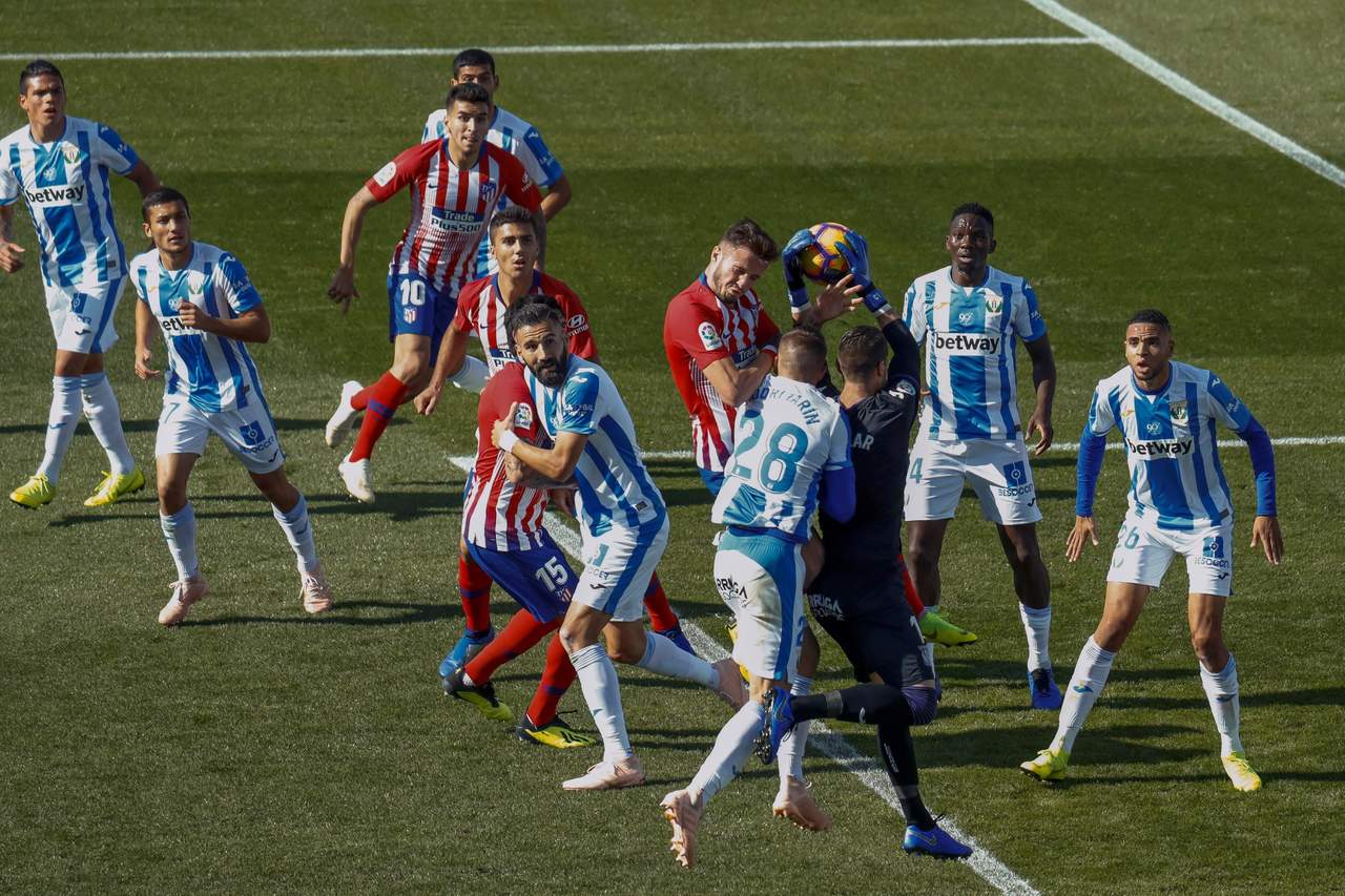Atlético de Madrid apenas logra empate ante Leganés. Noticias en tiempo real