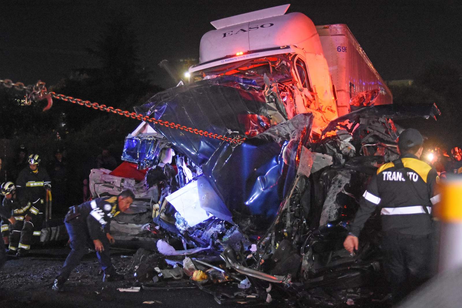 Conductora de tráiler es trasladada a penal de Santa Martha Acatitla. Noticias en tiempo real