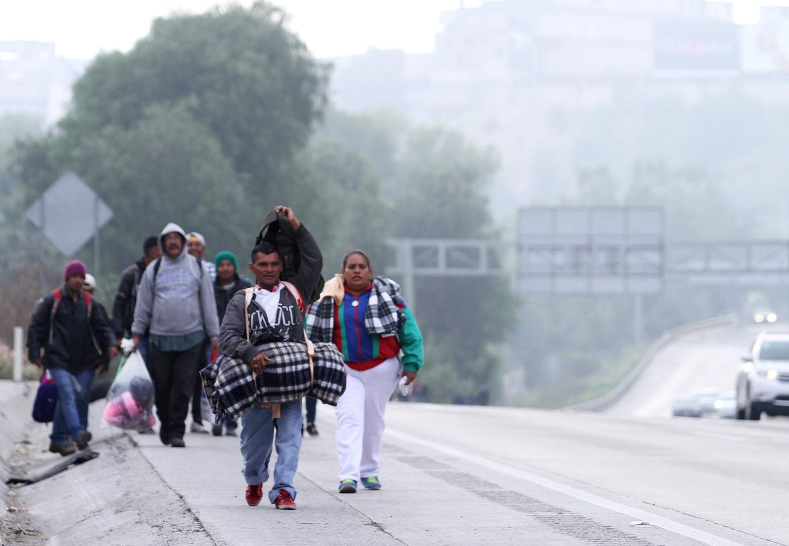 Caravana migrante abandona la Ciudad de México. Noticias en tiempo real