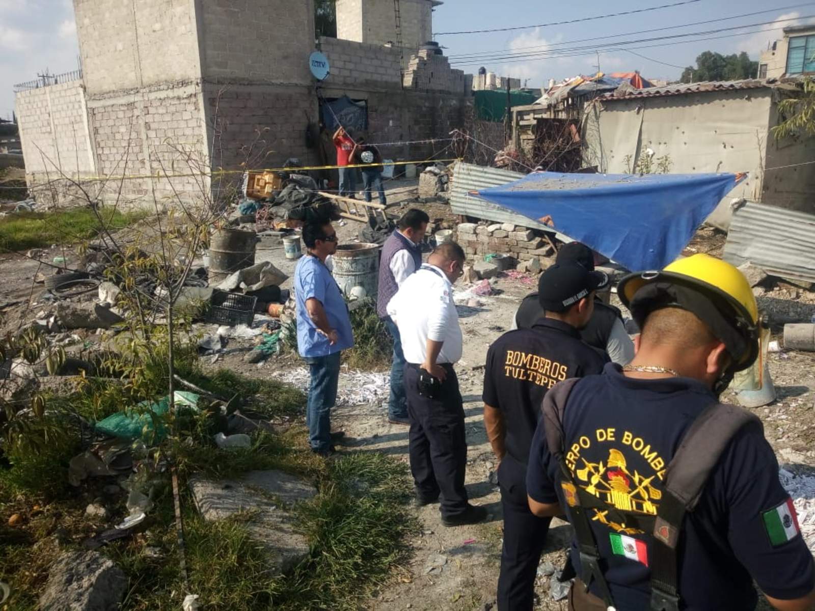 Explota taller clandestino de pirotecnia en Tultepec; dos muertos. Noticias en tiempo real
