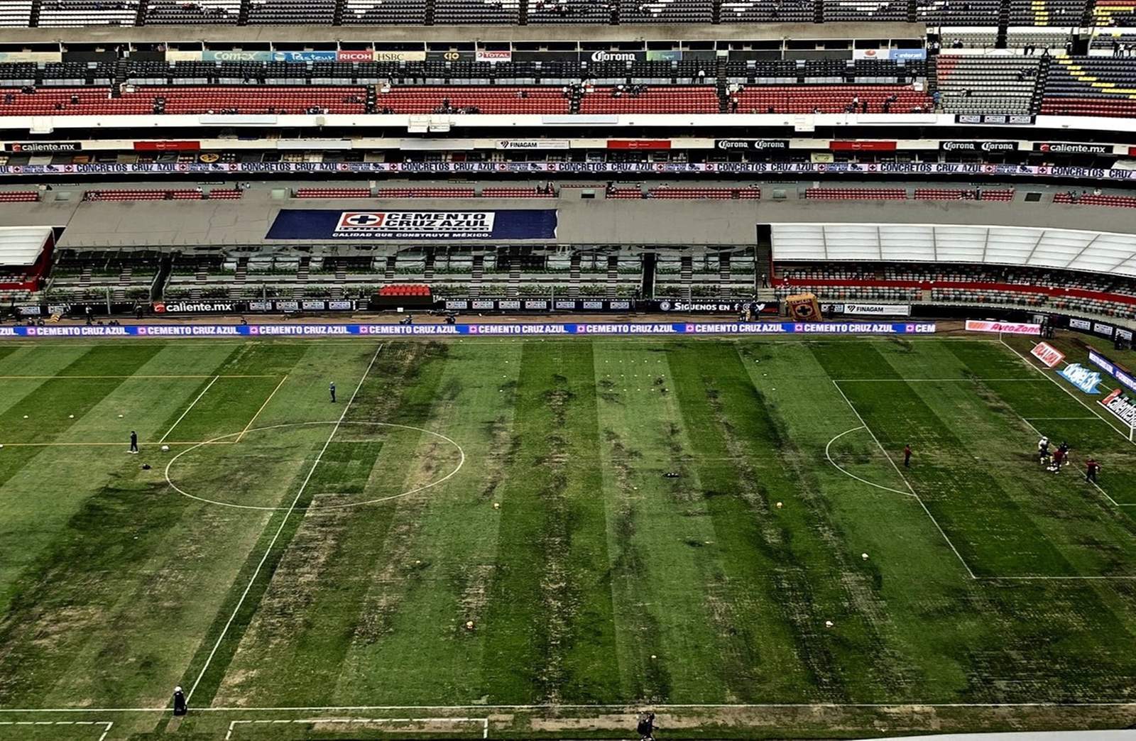 Estadio Azteca luce dañado previo a partido de la NFL en México. Noticias en tiempo real