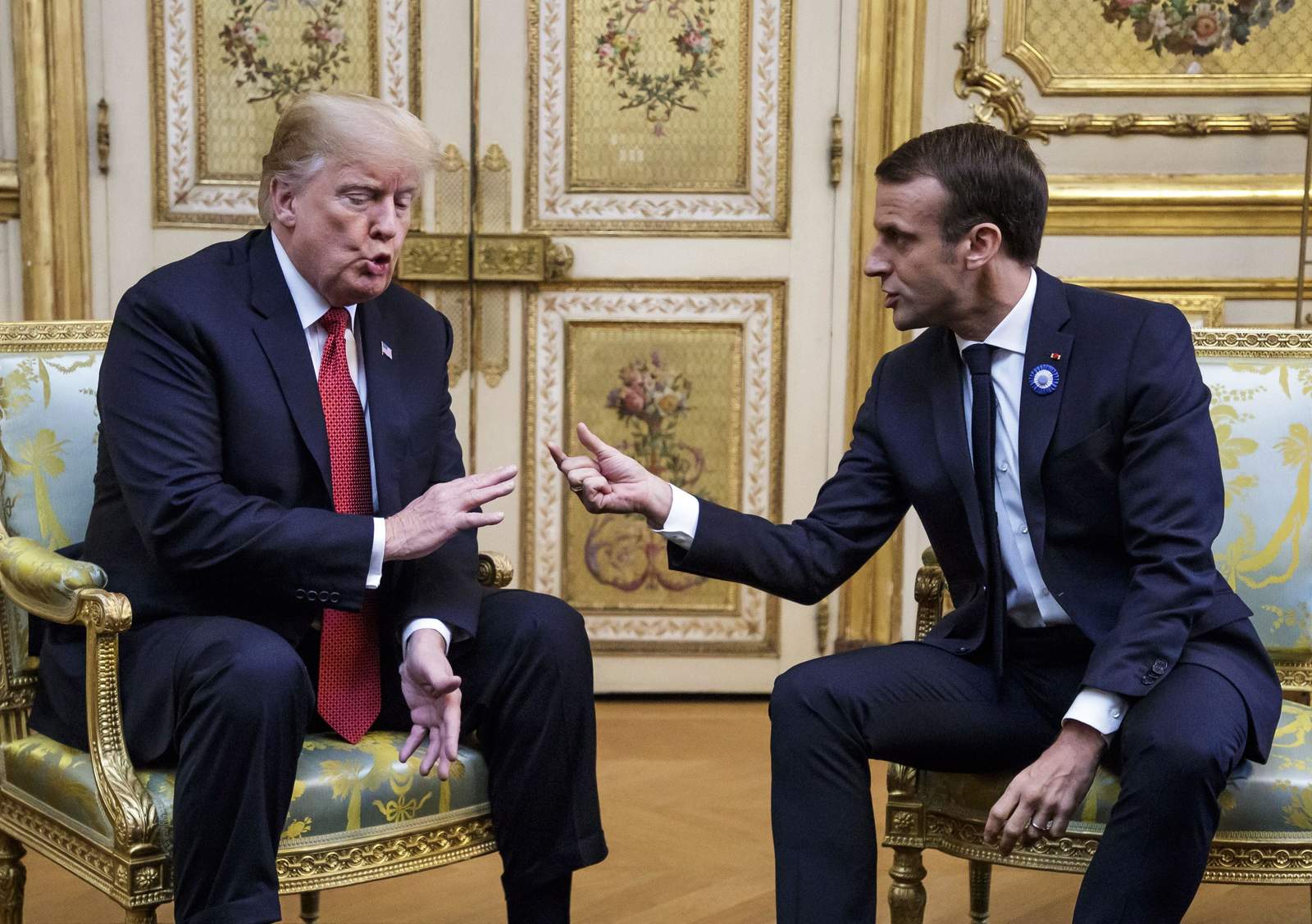 Trump ataca a Macron por sus bajos niveles de popularidad. Noticias en tiempo real
