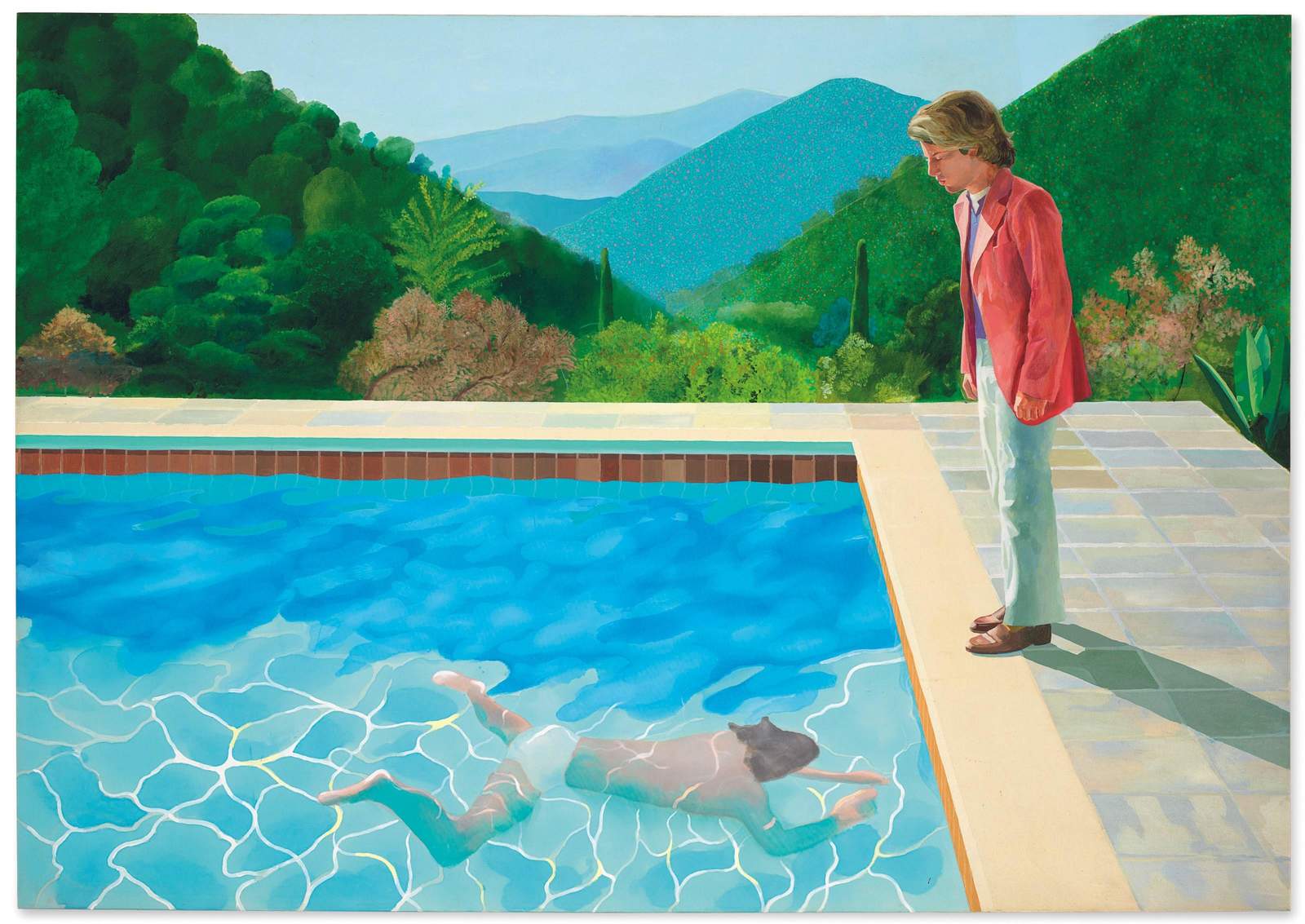 Pool with Two Figures, de David Hockney. Noticias en tiempo real