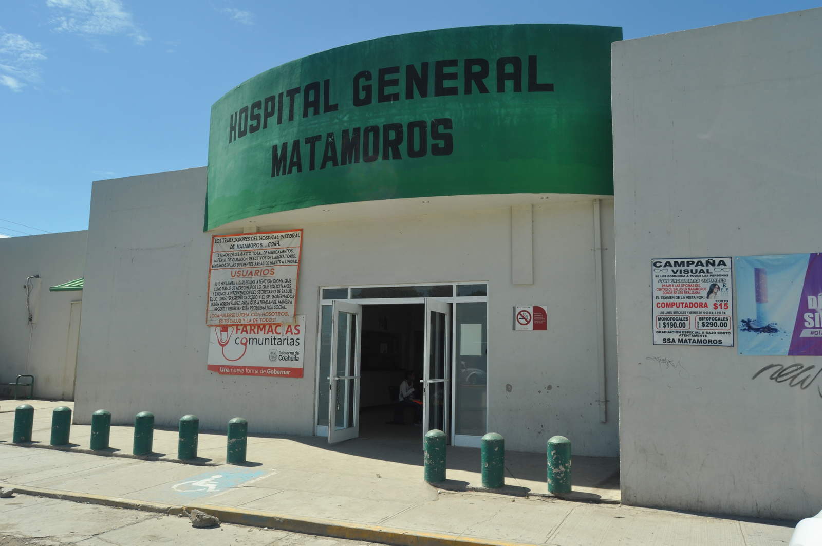 Hospital General en Matamoros tiene almacén surtido al 50%. Noticias en tiempo real