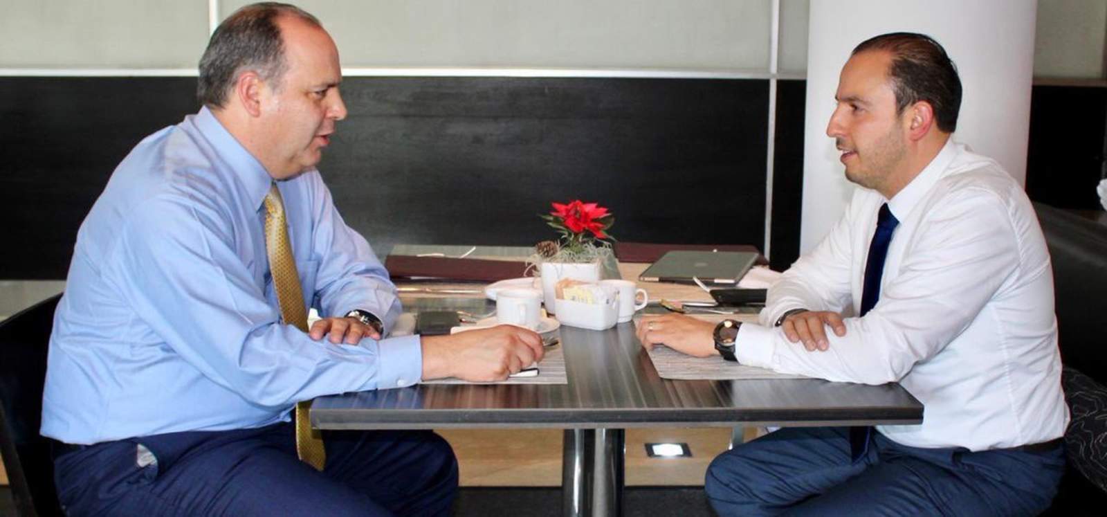 Se reúne Marko Cortés con el presidente nacional de Coparmex. Noticias en tiempo real