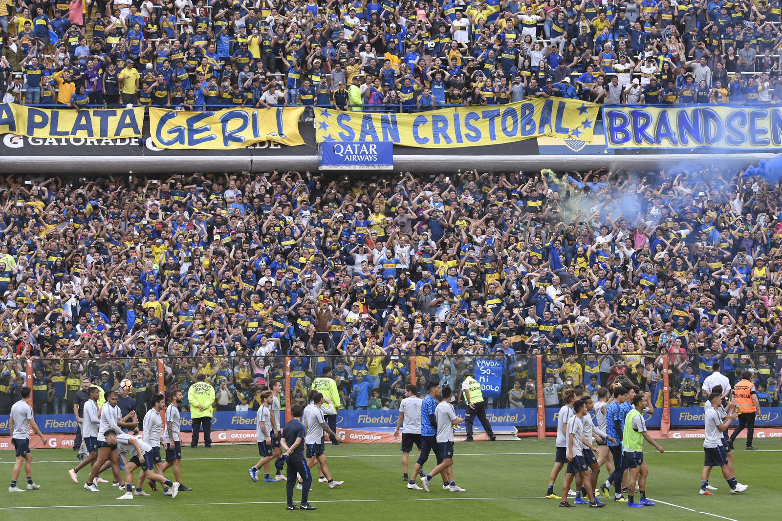 La Bombonera ‘tembló’ en el entrenamiento de Boca Juniors. Noticias en tiempo real
