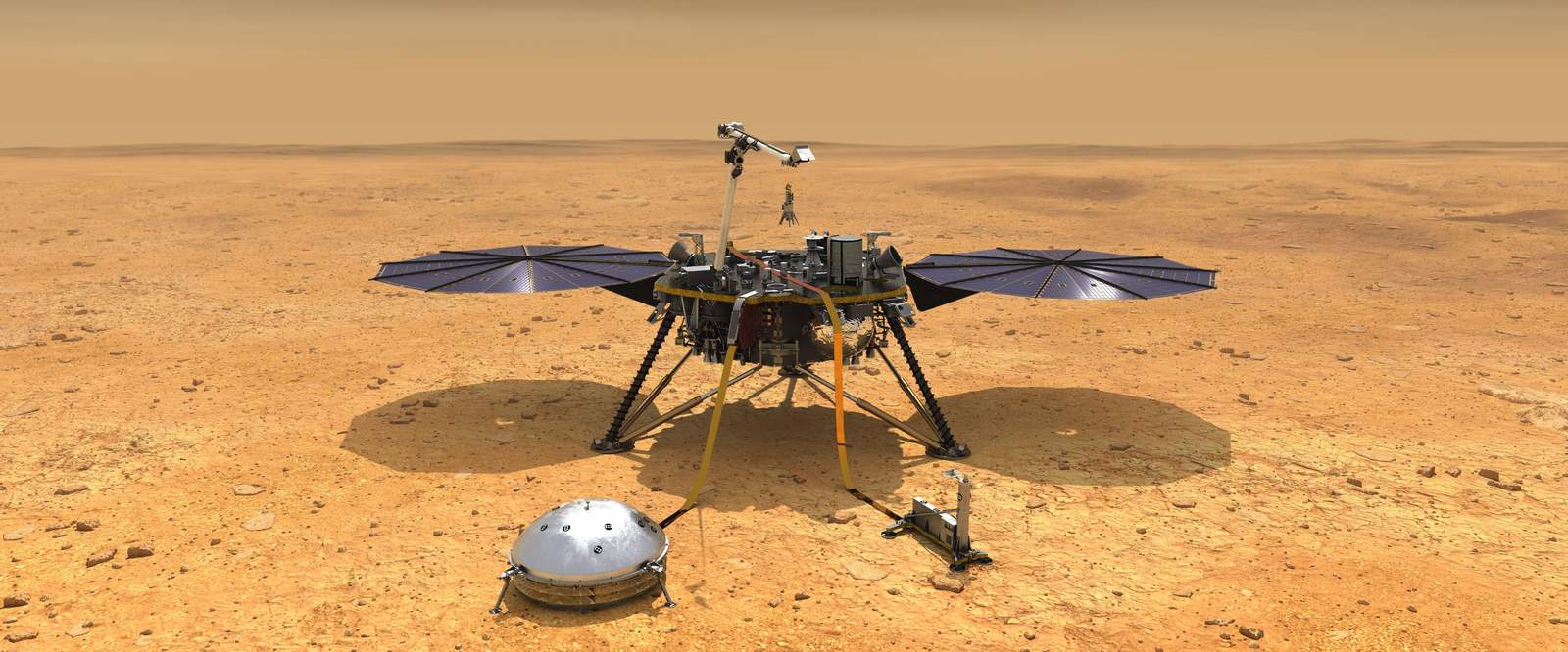La sonda InSight de la NASA aterriza con éxito en Marte. Noticias en tiempo real