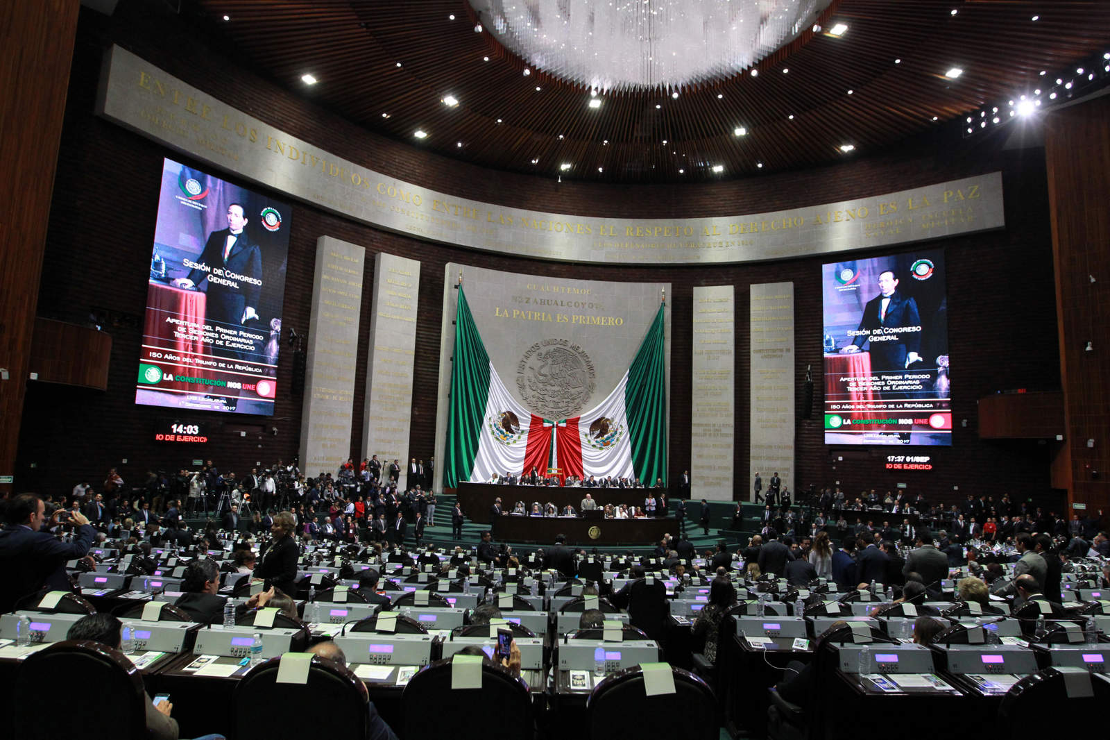 Diputados avalan en lo general eliminar el fuero a altos funcionarios. Noticias en tiempo real