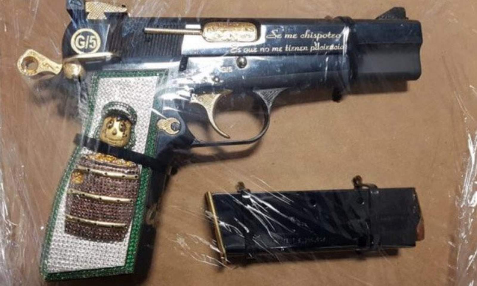 Aseguran en Sinaloa pistola con imagen de El Chavo del 8. Noticias en tiempo real