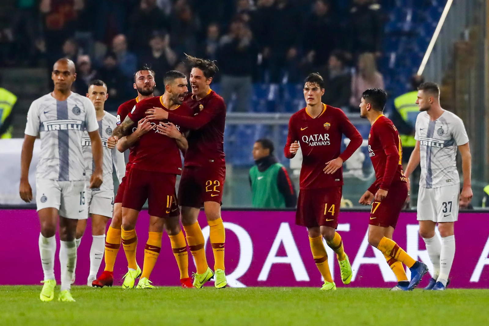 Roma e Inter dividen puntos en gran duelo. Noticias en tiempo real