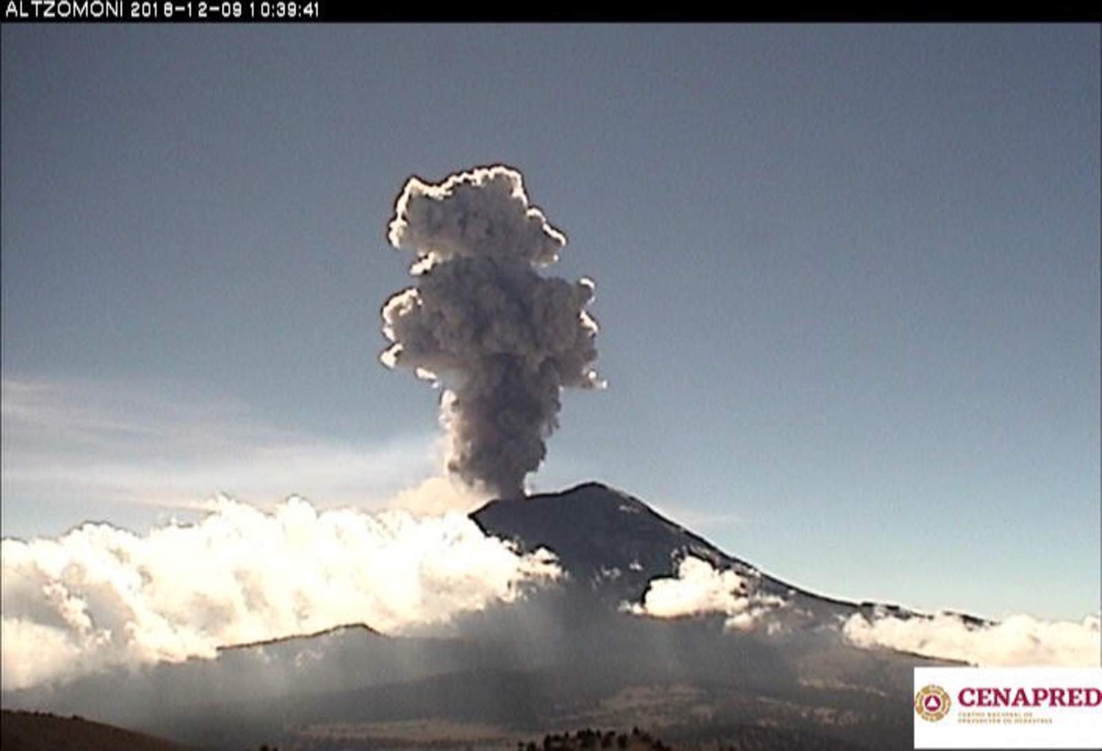 Registra Popocatépetl explosión de dos kilómetros. Noticias en tiempo real