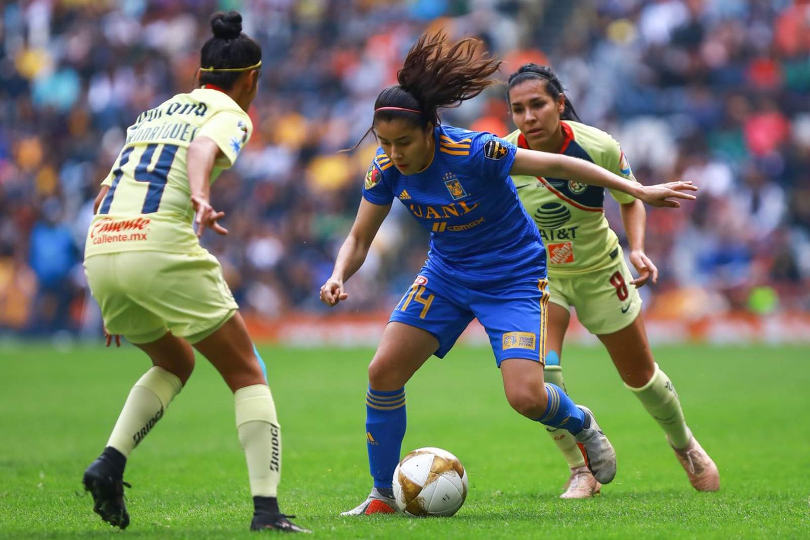 Tigres saca ventaja al América en final de la Liga MX Femenil. Noticias en tiempo real