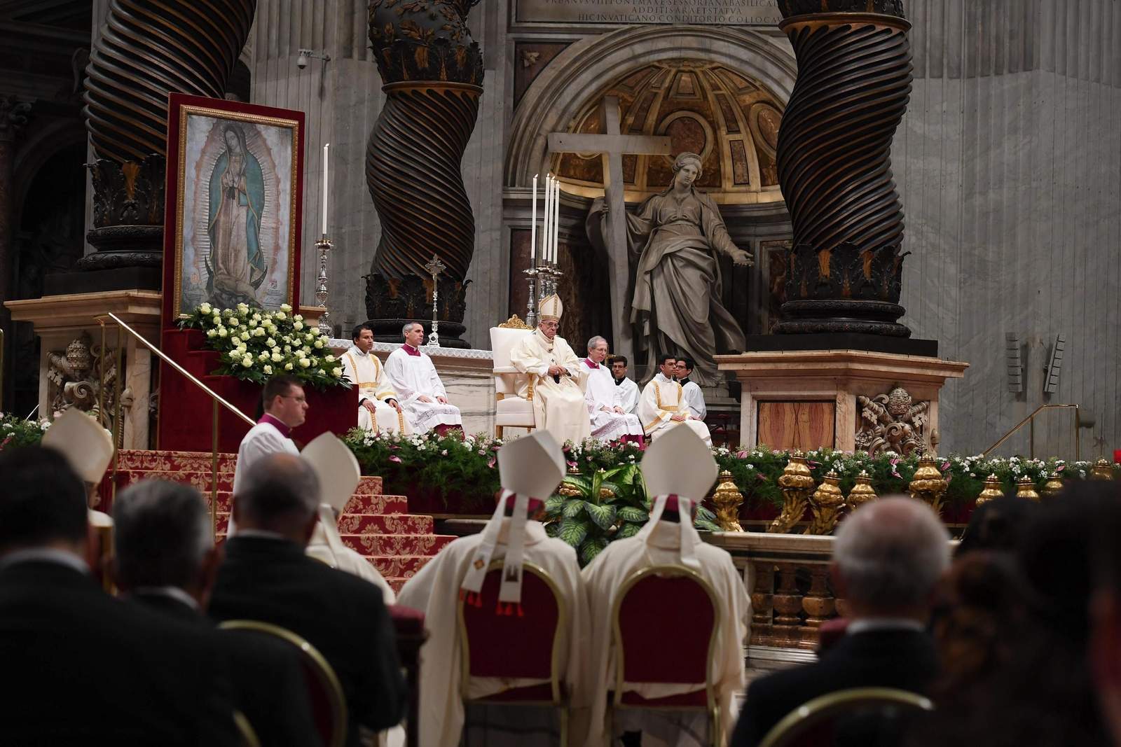 Destaca papa Francisco ejemplo de la Virgen de Guadalupe. Noticias en tiempo real