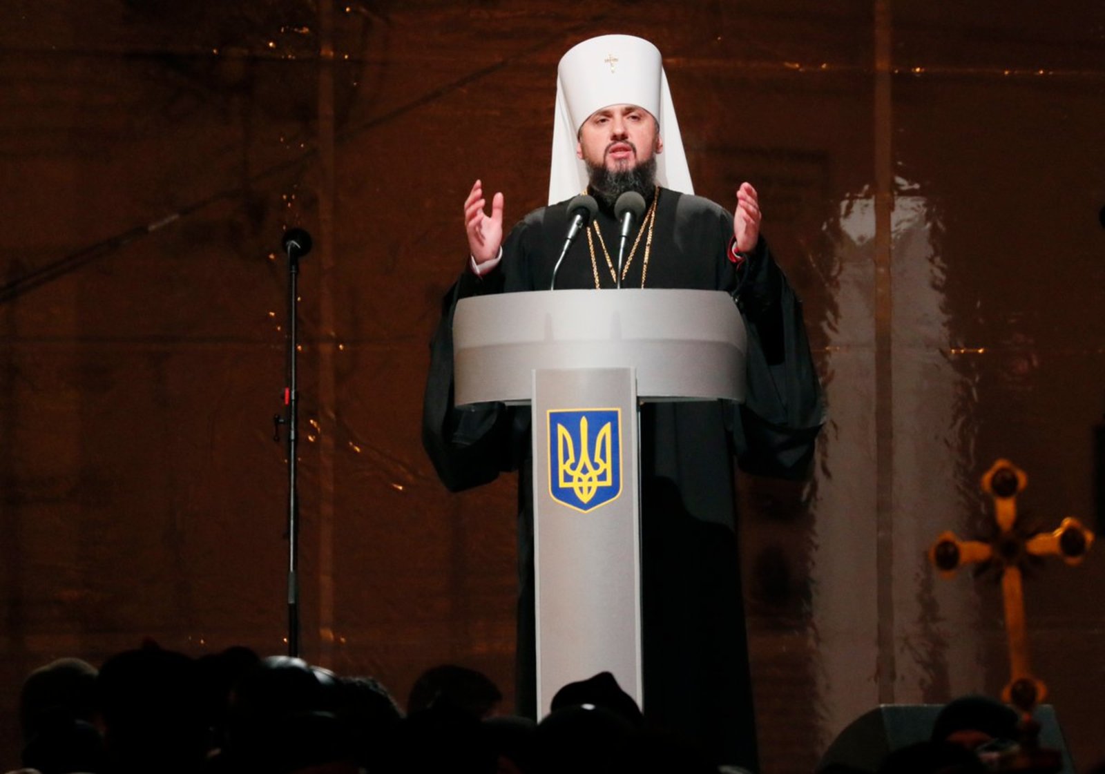 Primera liturgia de la nueva Iglesia Ortodoxa Ucraniana. Noticias en tiempo real