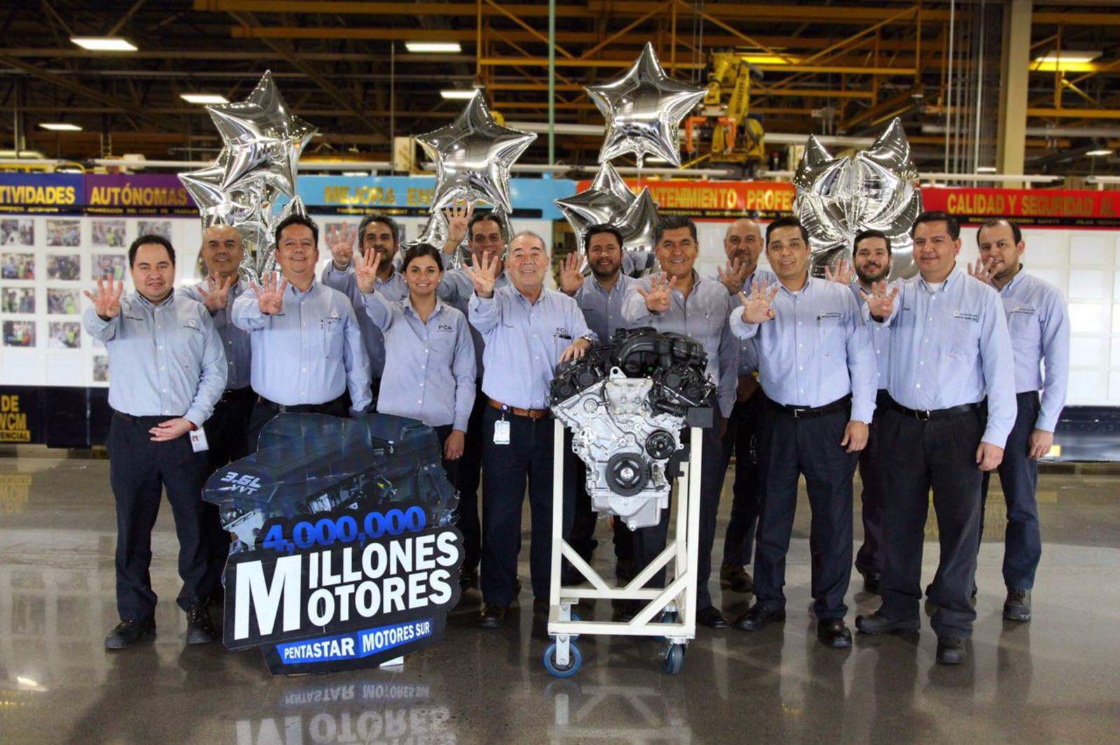 Alcanza Chrysler producción de su motor 4 millones en Saltillo. Noticias en tiempo real