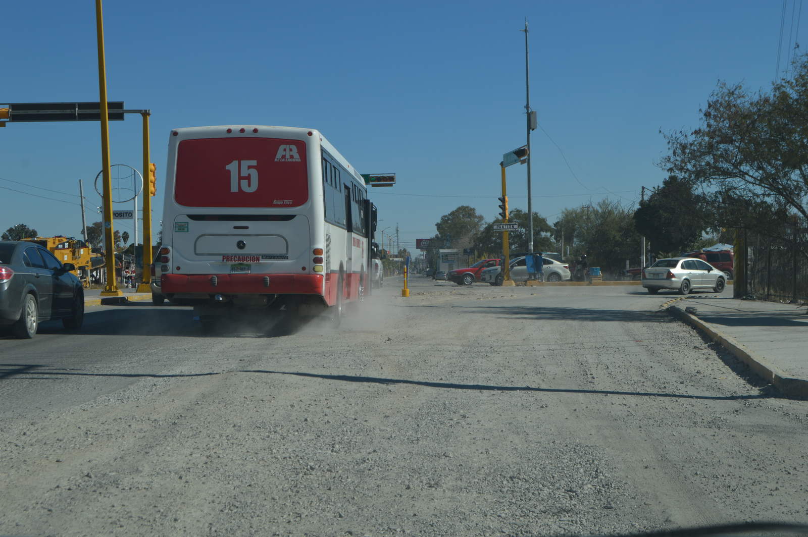 Reclaman por obras del Metrobús en Matamoros. Noticias en tiempo real
