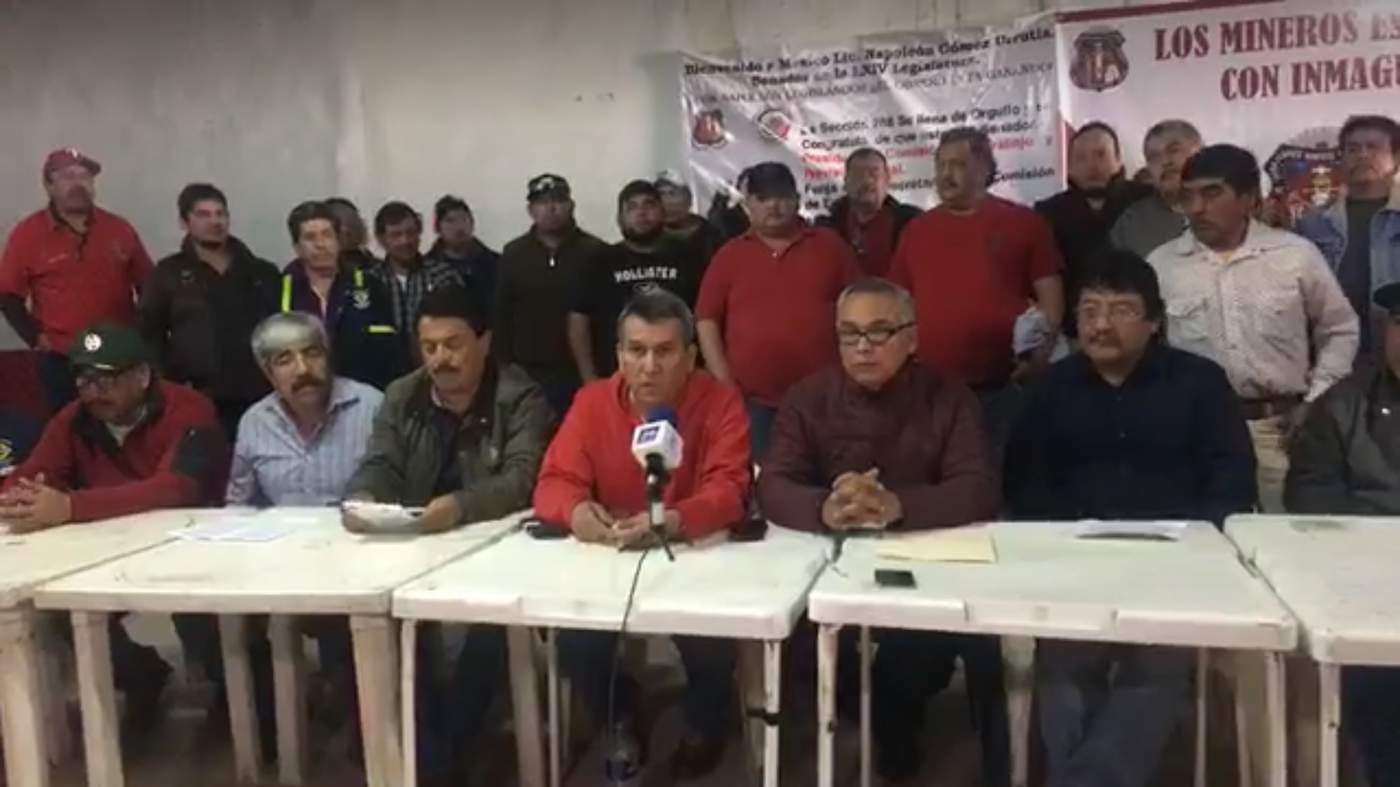 El Sindicato Democrático es ilegal, insiste Nacional Minero. Noticias en tiempo real