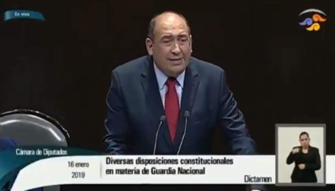 Rubén Moreira se pronuncia a favor de la Guardia Nacional. Noticias en tiempo real