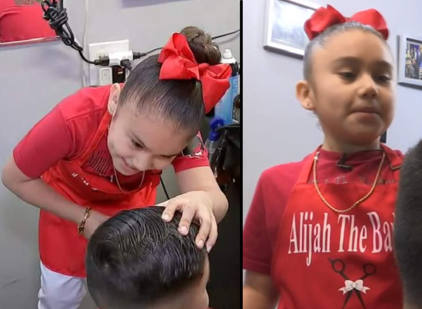 Sorprende niña 7 de años que trabaja como peluquera. Noticias en tiempo real