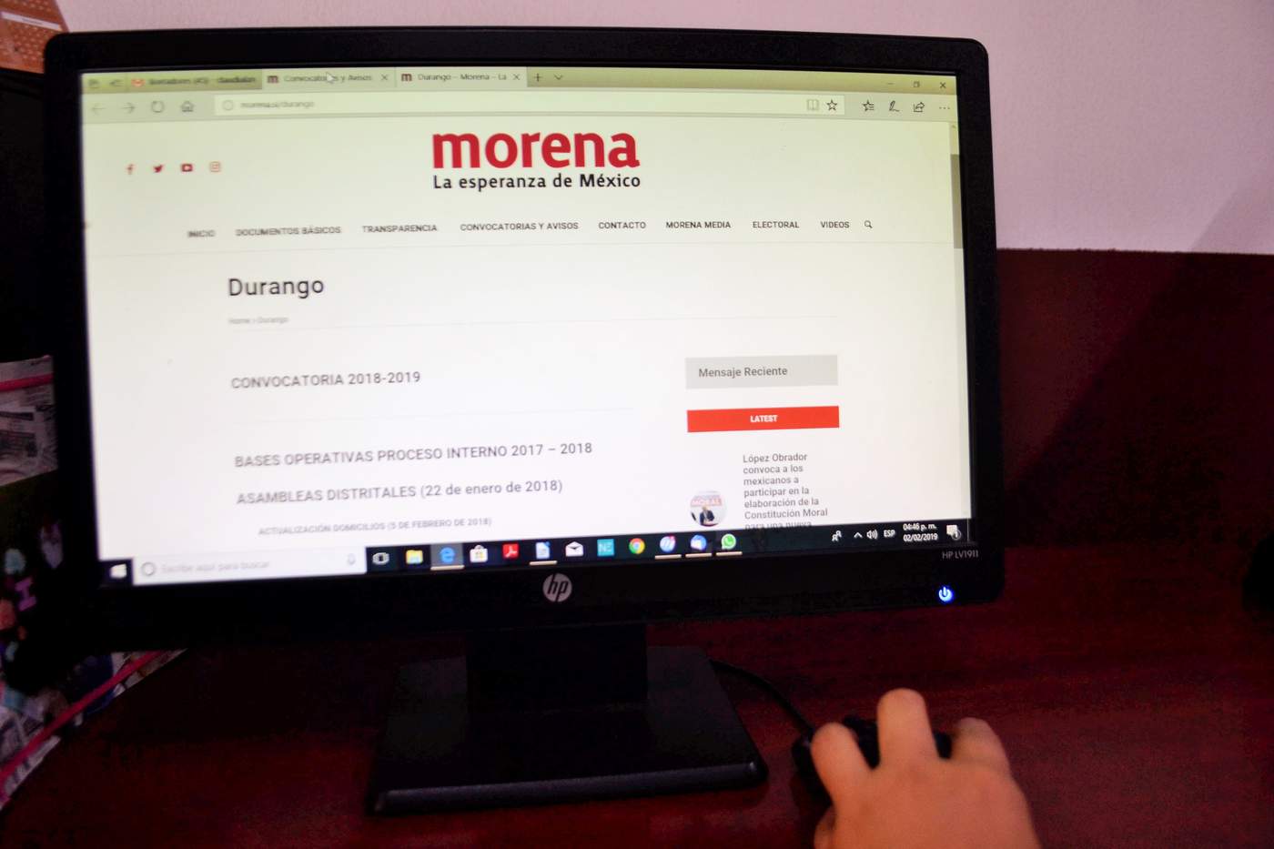 Aspirante señala poca seriedad de la Comisión de Elecciones de Morena. Noticias en tiempo real