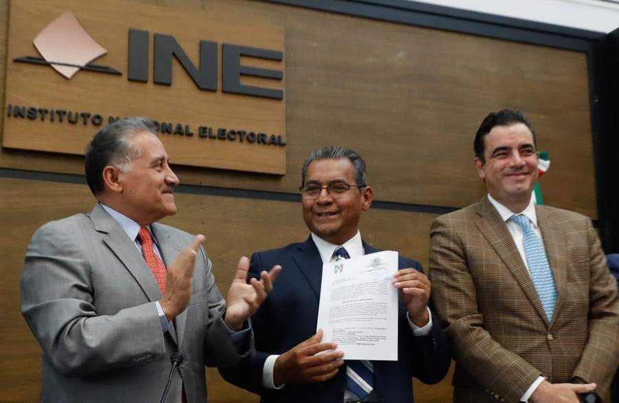 Registra PRI a Jiménez Merino como candidato a la gubernatura de Puebla. Noticias en tiempo real