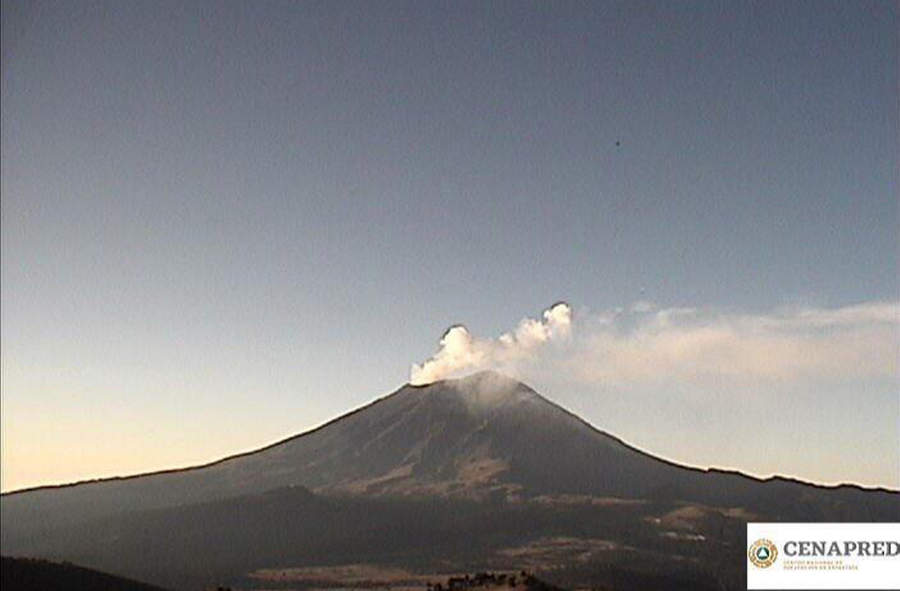 Reportan ligera actividad del Popocatépetl. Noticias en tiempo real