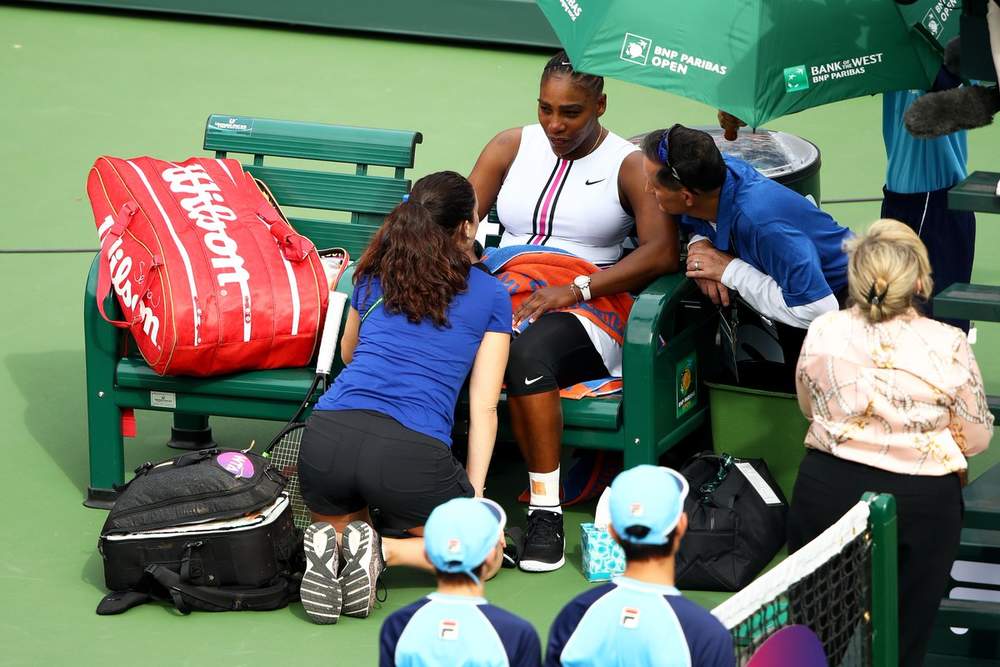 Serena abandona el Miami Open por lesión. Noticias en tiempo real