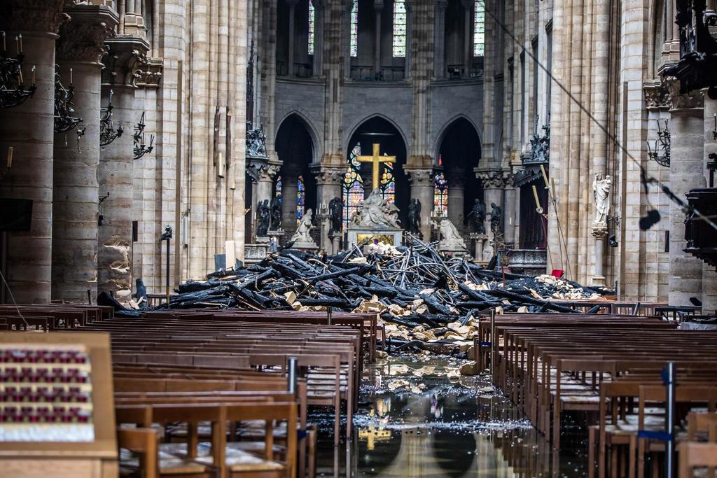Buscan proteger a Notre Dame, ahora de las lluvias. Noticias en tiempo real