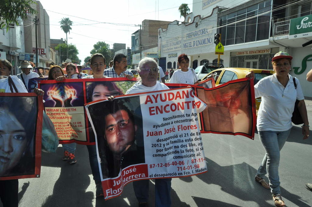Alrededor de 40 madres de Coahuila irán a México a marcha por desaparecidos. Noticias en tiempo real