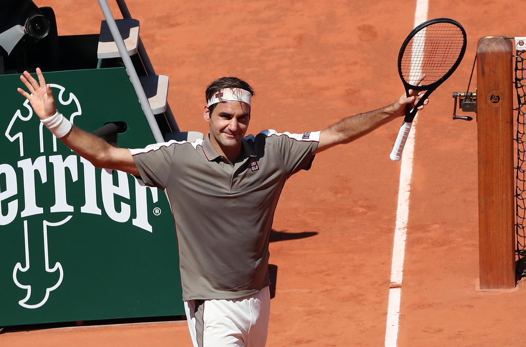 Avanza Federer en Abierto de Francia. Noticias en tiempo real