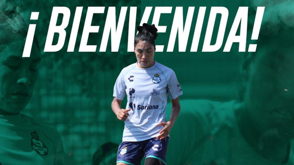 Santos Femenil anuncia la llegada de la delantera Estela Gómez. Noticias en tiempo real