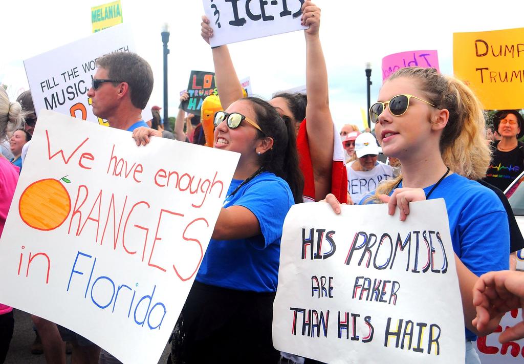 En Florida no ganará Trump: manifestantes. Noticias en tiempo real
