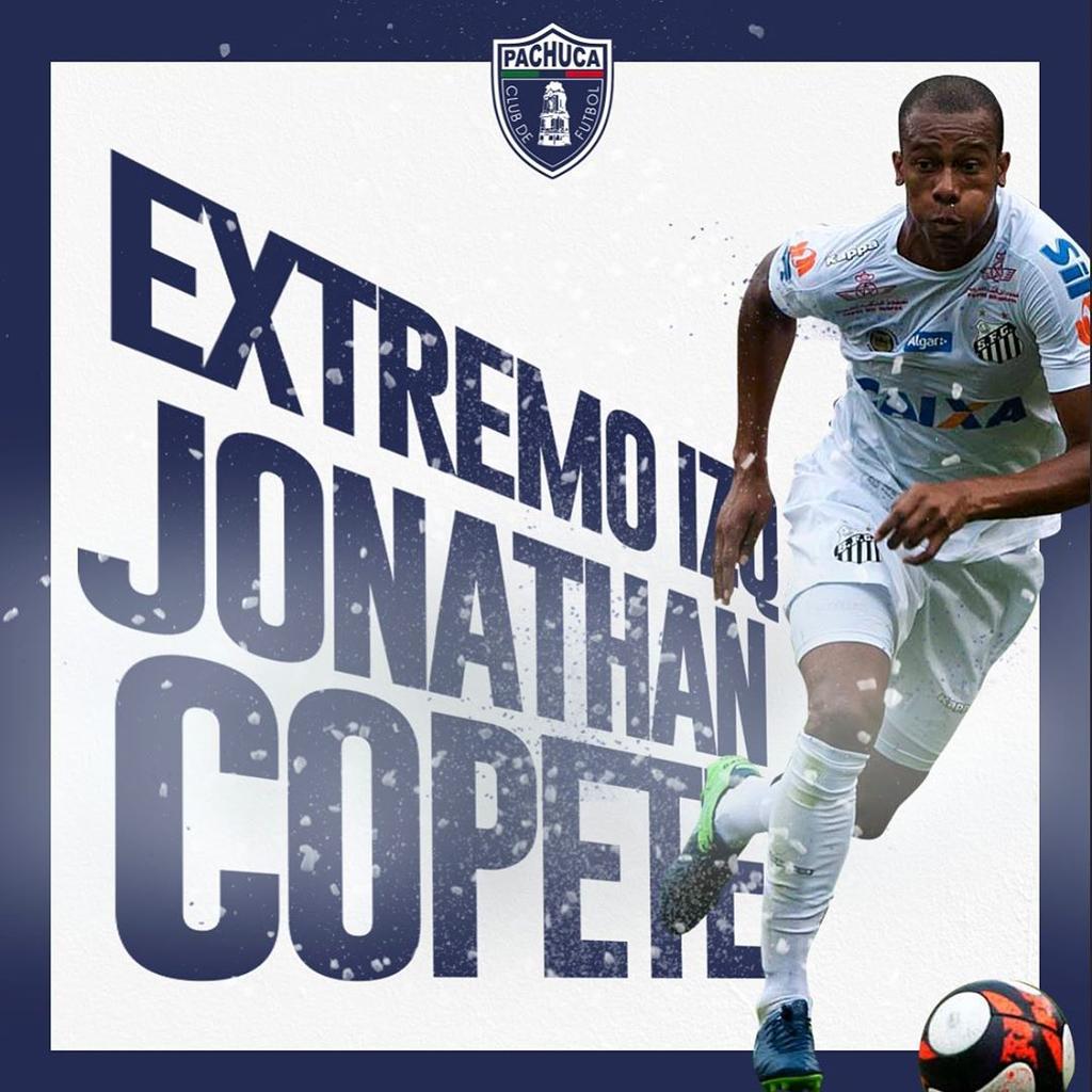 Pachuca anuncia la llegada de Jonathan Copete. Noticias en tiempo real